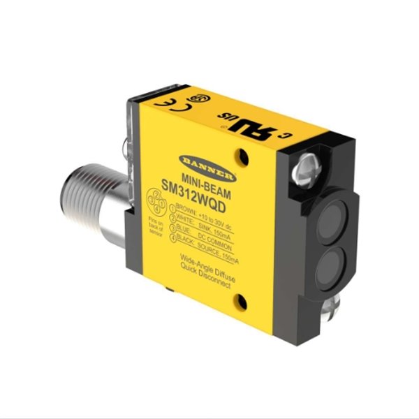 BANNER邦納美國MINI-BEAM系列光電傳感器  SM312CVMHSQD