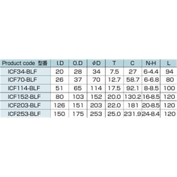 日本ADVANTEC愛(ài)德萬(wàn)泰克ICF法蘭型短款波紋管ICF70-BLF