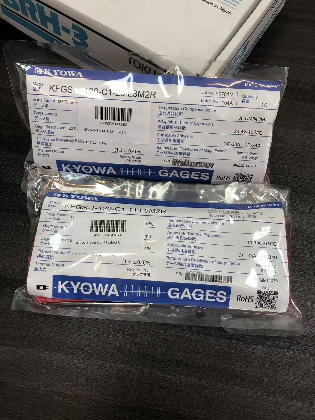 日本KYOWA共和KFGS通用箔式應變片KFGS-2-350-D16-11 N30C2